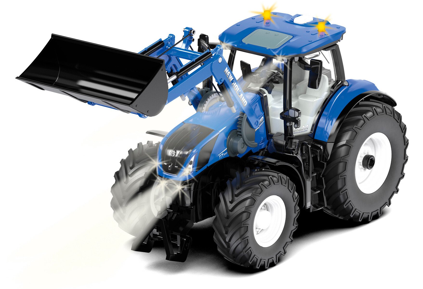 New Holland T7.315 mit Frontlader und App-Steuerung