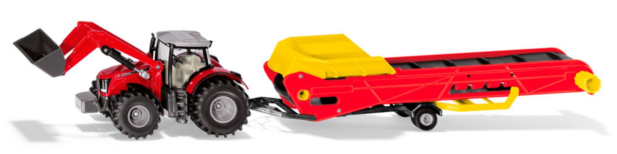 Massey Ferguson Traktor mit Förderband