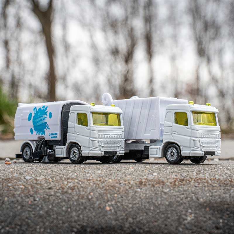 Kommunal Set Kehrmaschine <br />und Müllwagen