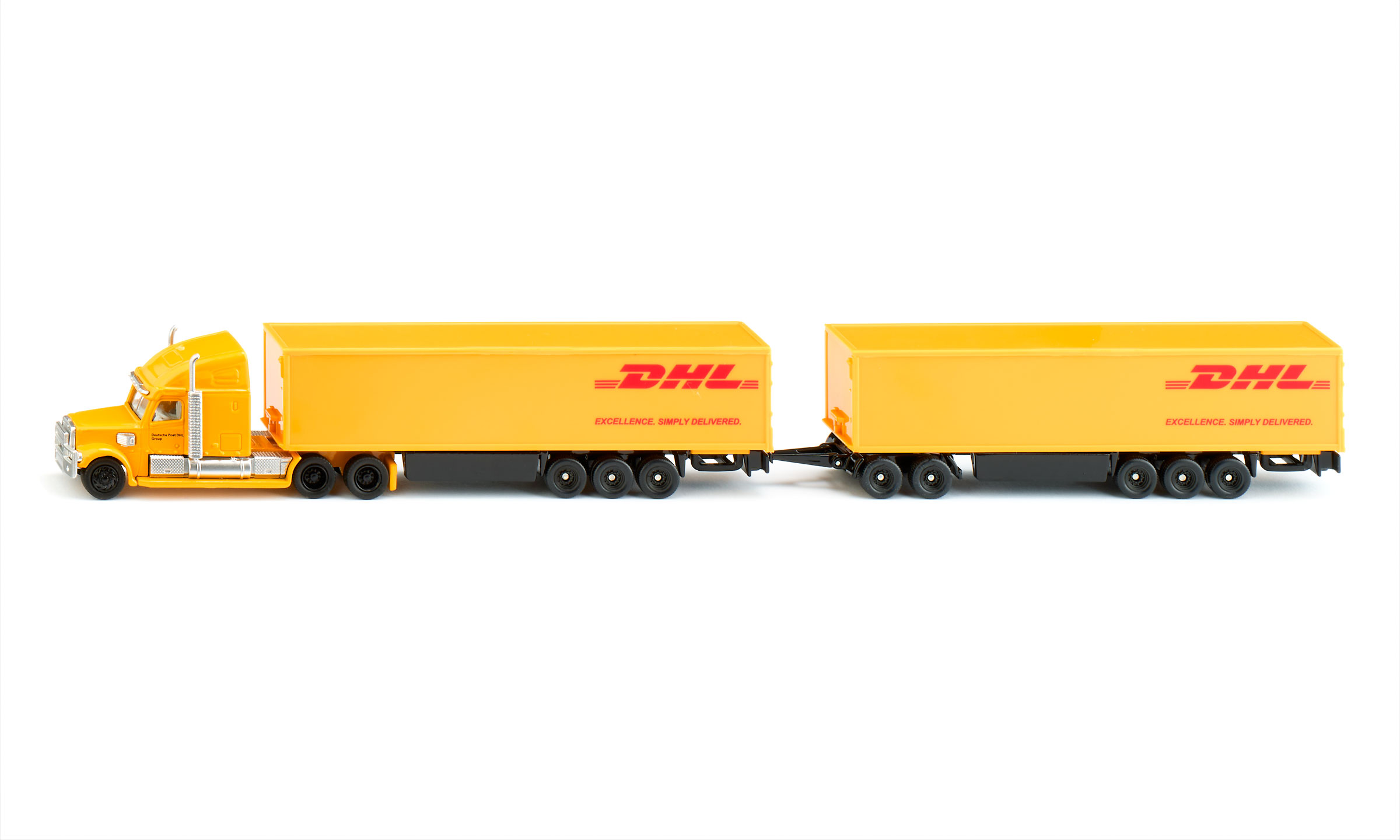 Hračka Freightliner DHL - model užitkového vozu