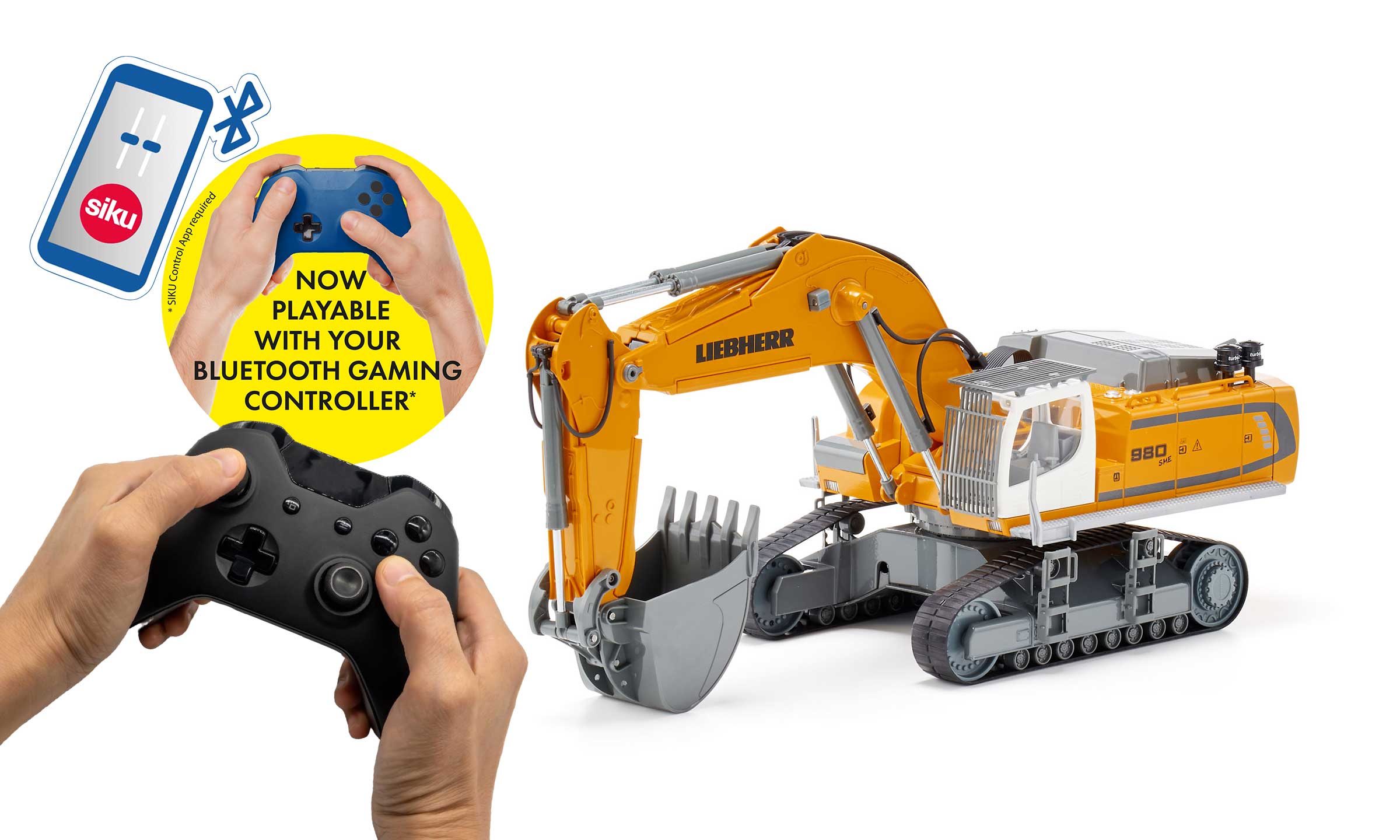 Hračka Liebherr R980 - model stavebního stroje