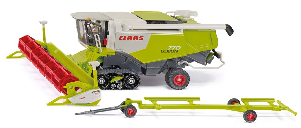 Claas Lexion on tracks