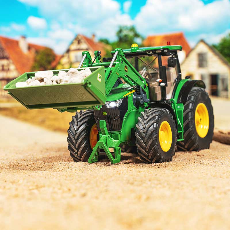 John Deere 7310R mit Frontlader